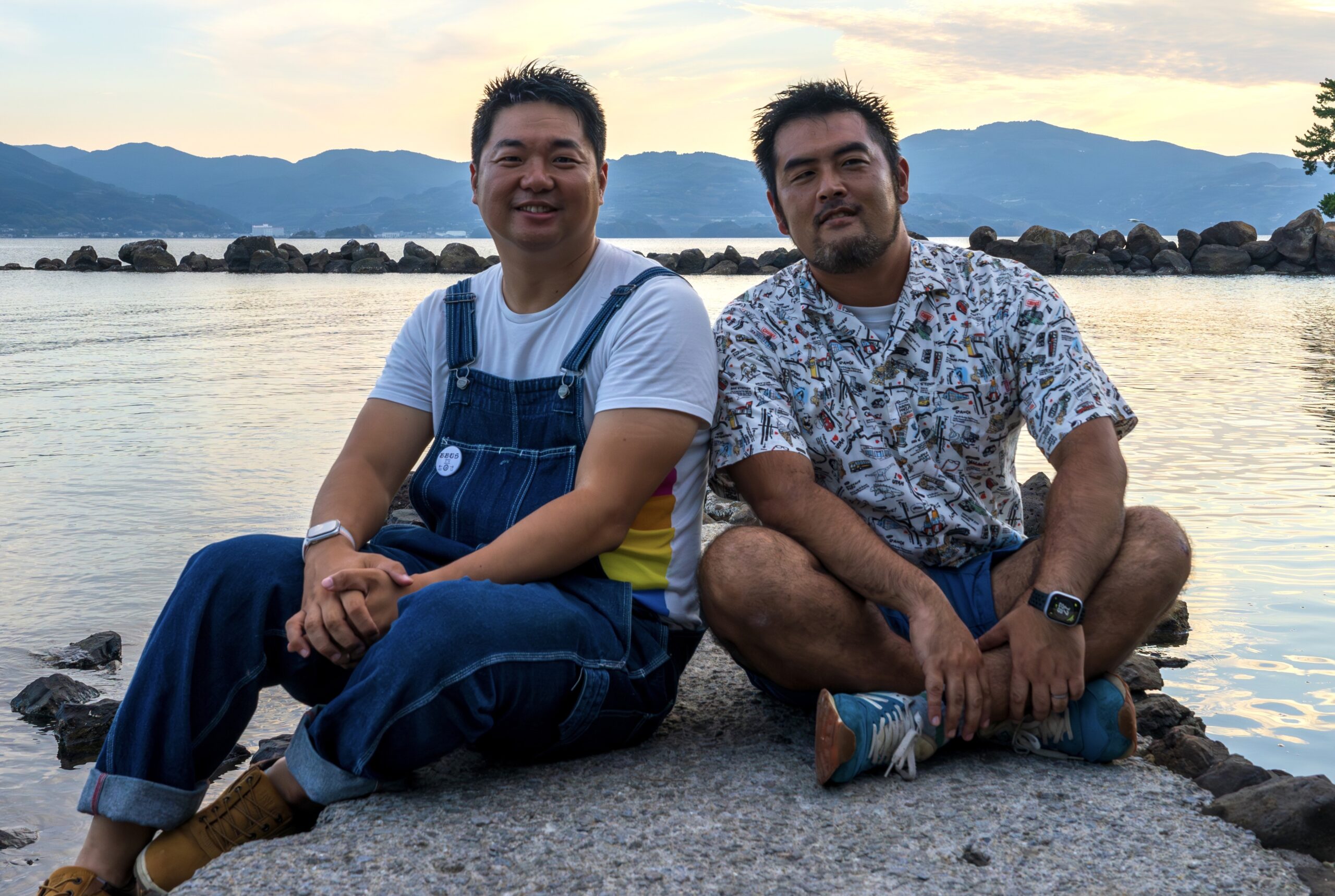 松浦慶太さん（左）と藤山裕太郎さん